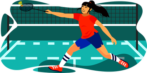 Illustrasjon for Badminton