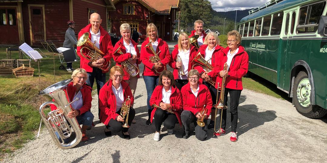 Bilde/illustrasjon om Bygland Hornmusikk